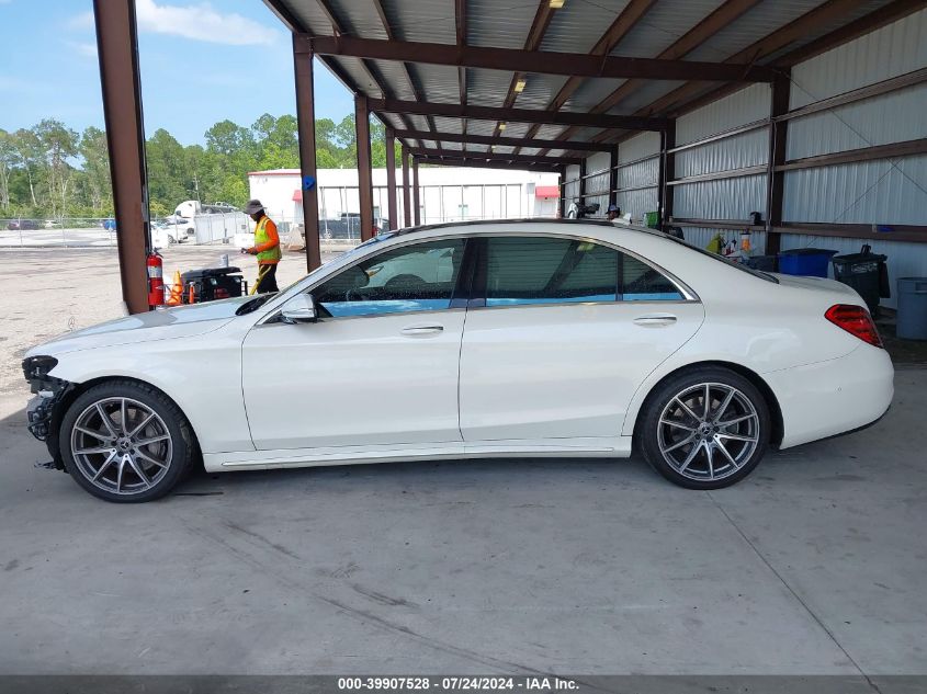 2018 Mercedes-Benz S 560 VIN: WDDUG8DB6JA422234 Lot: 39907528