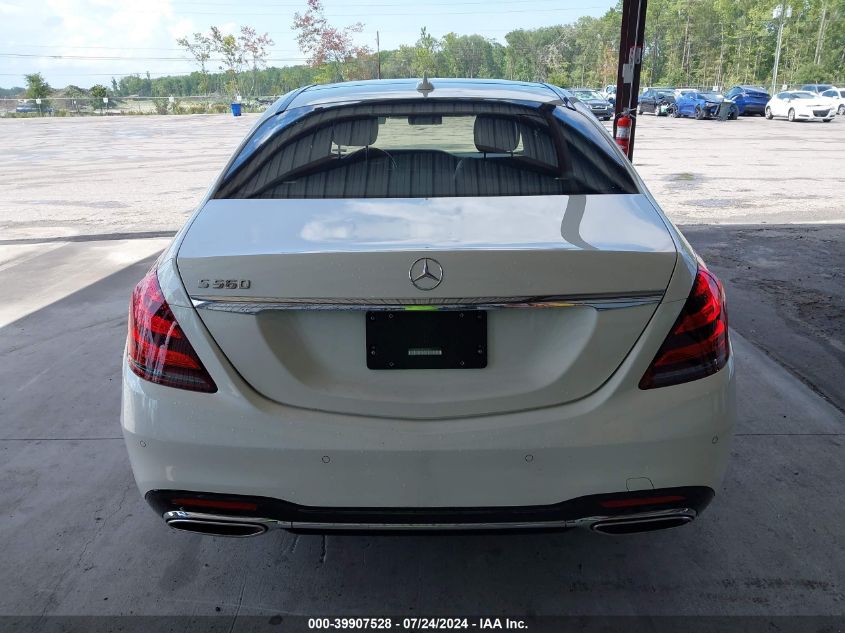 2018 Mercedes-Benz S 560 VIN: WDDUG8DB6JA422234 Lot: 39907528