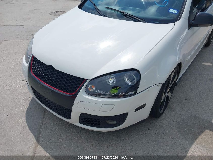 2006 Volkswagen Gti 2-Door VIN: WVWFV71K56W190937 Lot: 39907831