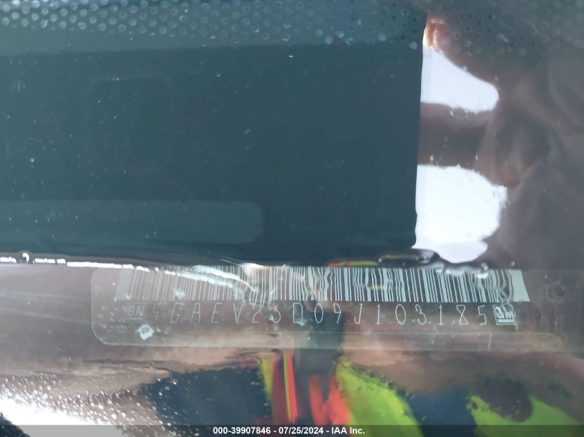 2009 Buick Enclave Cxl VIN: 5GAEV23D09J103185 Lot: 39907846