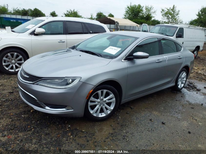 2015 Chrysler 200 Limited VIN: 1C3CCCAB4FN674481 Lot: 39907851