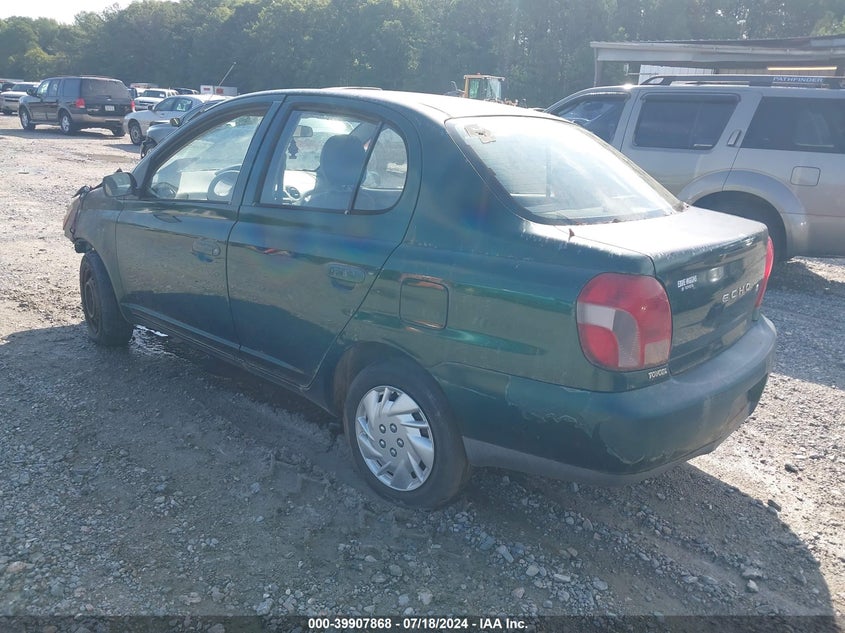 2001 Toyota Echo Base (A4) VIN: JTDBT123610105012 Lot: 39907868