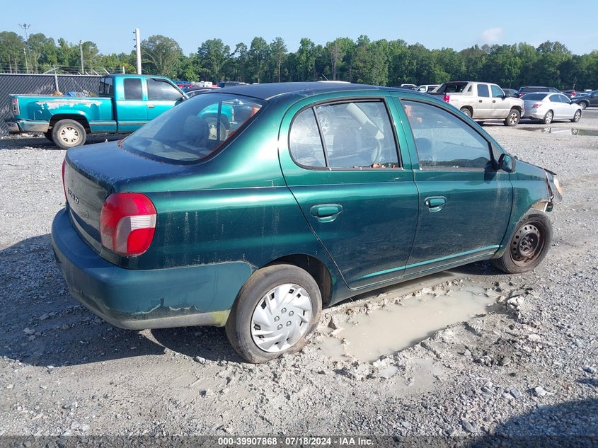 2001 Toyota Echo Base (A4) VIN: JTDBT123610105012 Lot: 39907868