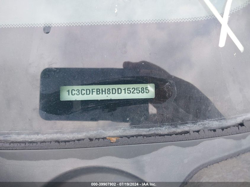 2013 Dodge Dart Sxt VIN: 1C3CDFBH8DD152585 Lot: 39907902