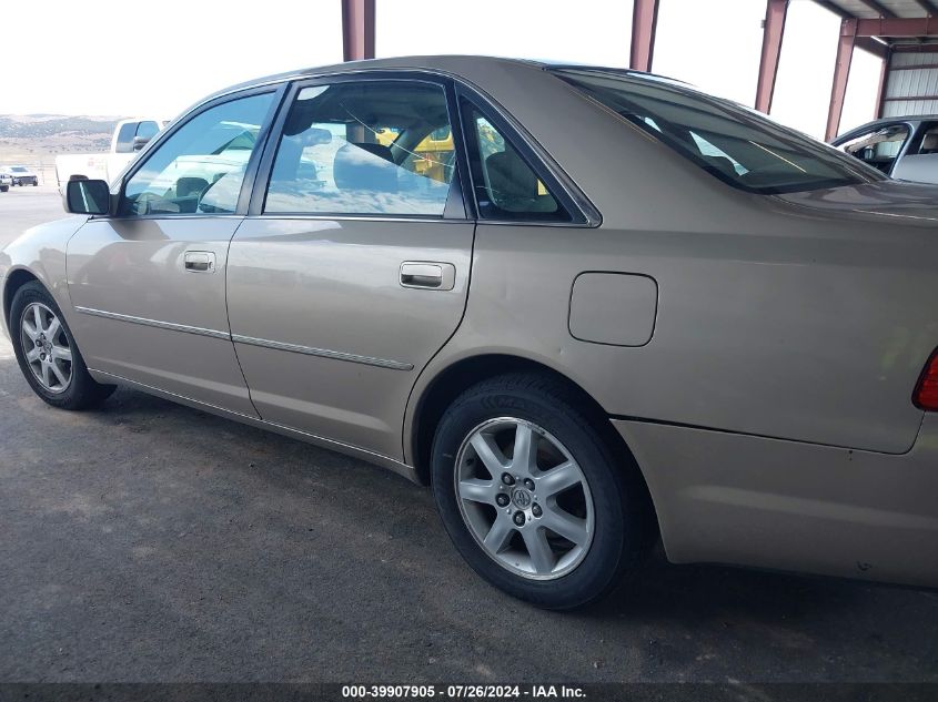 2000 Toyota Avalon Xls VIN: 4T1BF28B7YU062357 Lot: 39907905