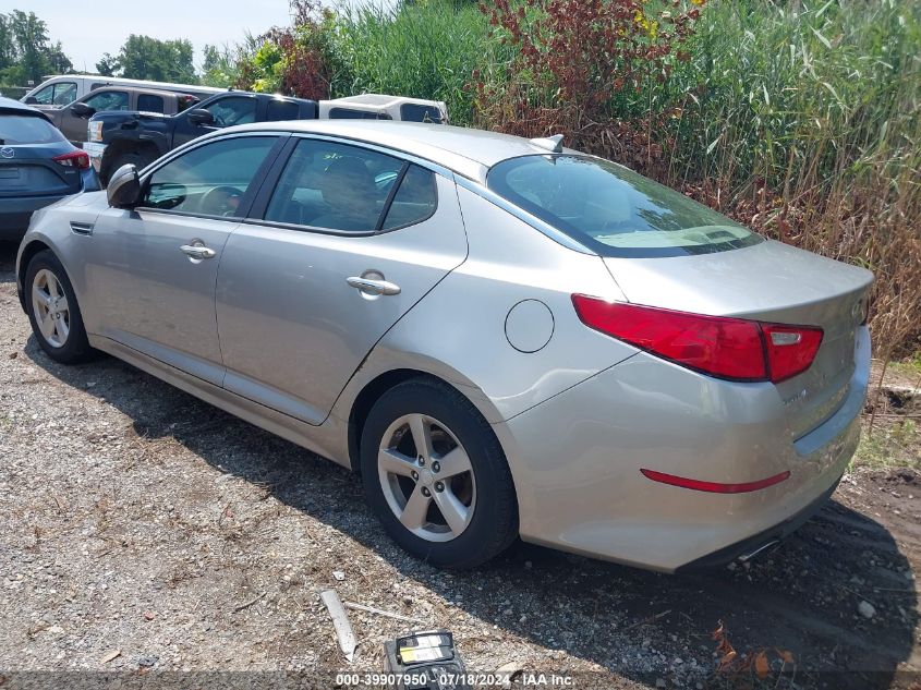 2015 Kia Optima Lx VIN: 5XXGM4A74FG384779 Lot: 39907950