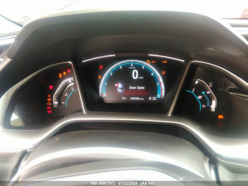 2018 Honda Civic Touring VIN: 19XFC1F91HE012464 Lot: 39907972