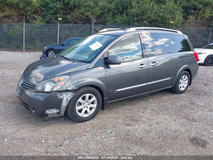 2007 Nissan Quest 3.5 Sl VIN: 5N1BV28U67N121251 Lot: 39908025