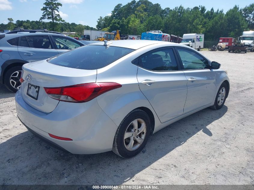 5NPDH4AE7EH515373 | 2014 HYUNDAI ELANTRA