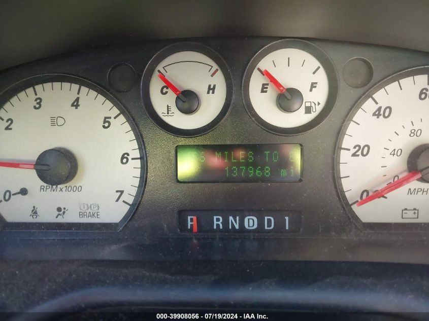 2005 Ford Taurus Sel VIN: 1FAFP56205A255072 Lot: 39908056