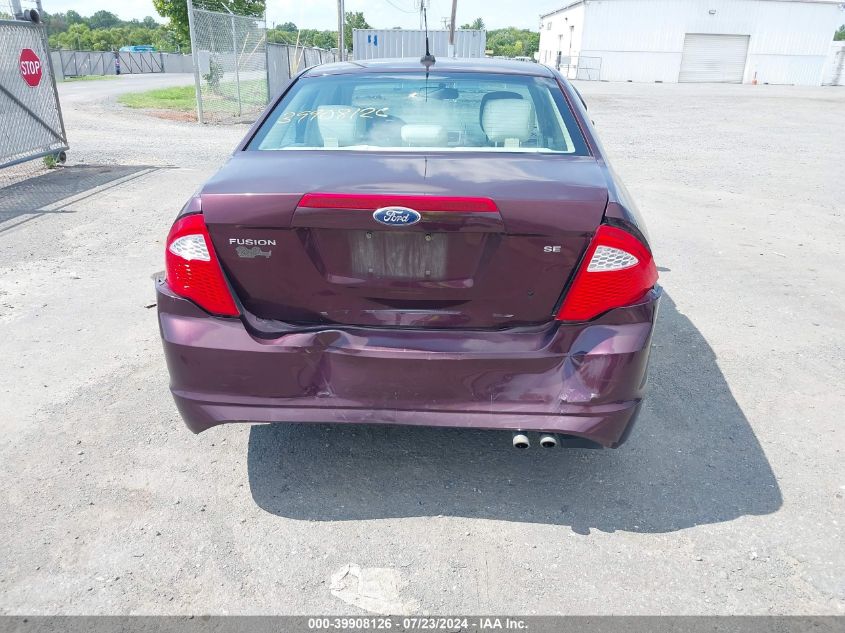 2011 Ford Fusion Se VIN: 3FAHP0HAXBR329826 Lot: 39908126