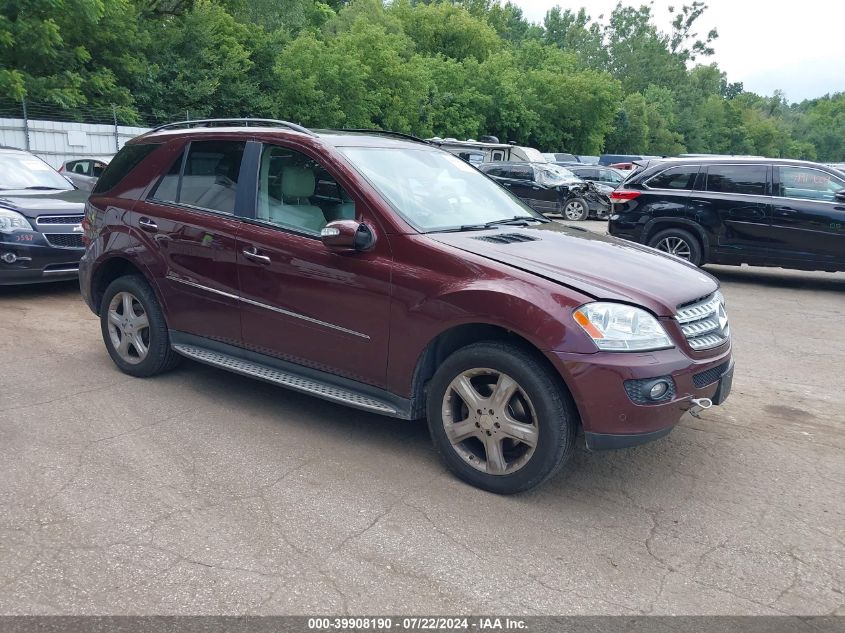 2008 Mercedes-Benz Ml 350 4Matic VIN: 4JGBB86E58A382743 Lot: 39908190