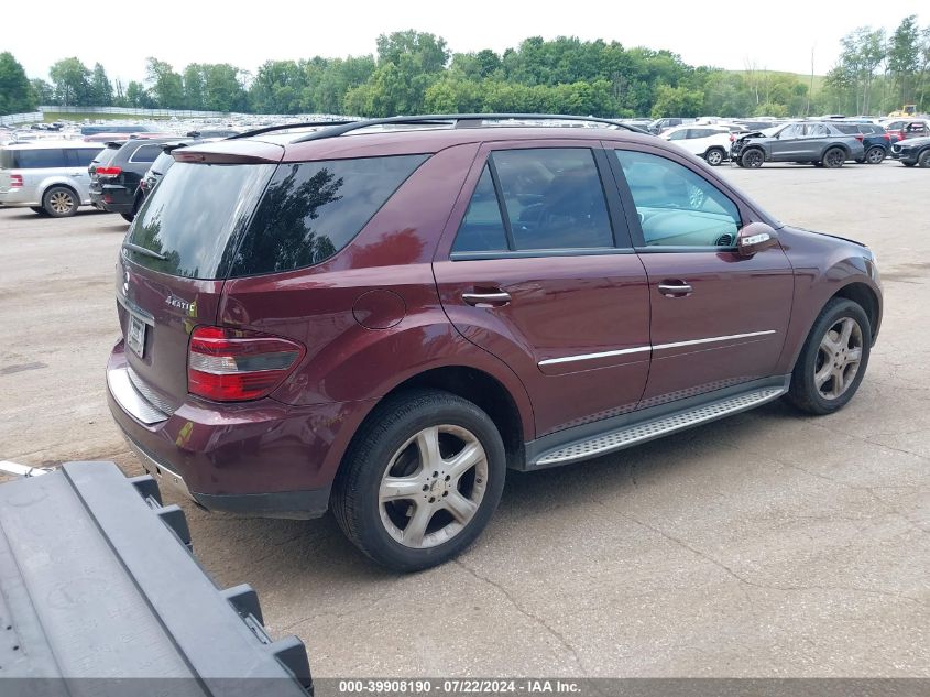 4JGBB86E58A382743 | 2008 MERCEDES-BENZ ML 350