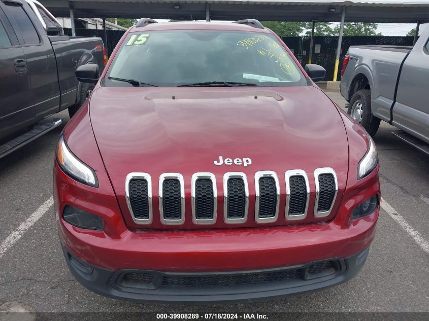 2015 Jeep Cherokee Sport VIN: 1C4PJLAB2FW695021 Lot: 39908289