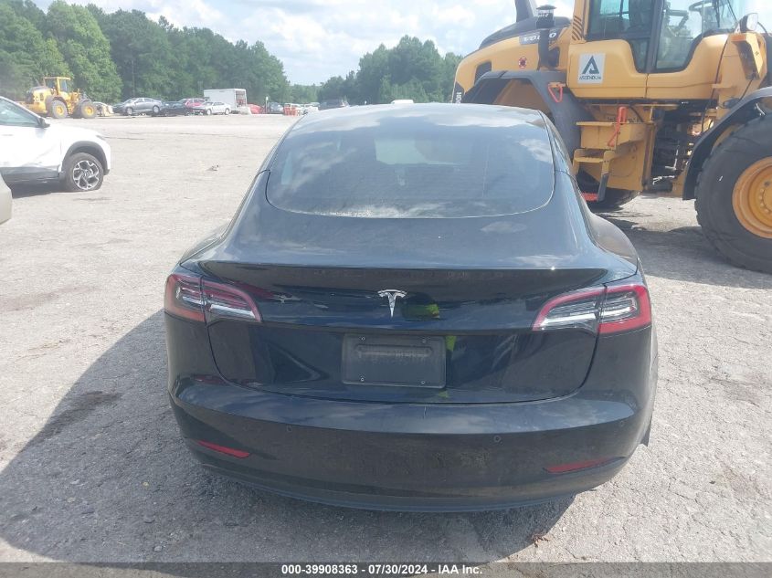 2021 Tesla Model 3 Standard Range Plus Rear-Wheel Drive VIN: 5YJ3E1EA6MF092857 Lot: 39908363