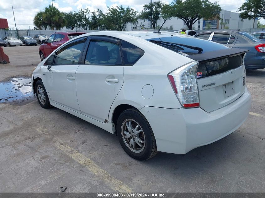 JTDKN3DUXB0296074 | 2011 TOYOTA PRIUS