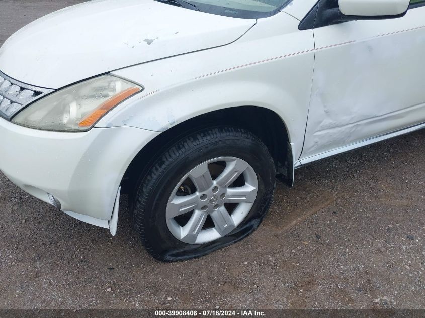 2006 Nissan Murano Sl VIN: JN8AZ08T76W413763 Lot: 39908406