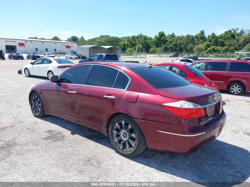2009 Hyundai Genesis 3.8 VIN: KMHGC46E29U023040 Lot: 39908423