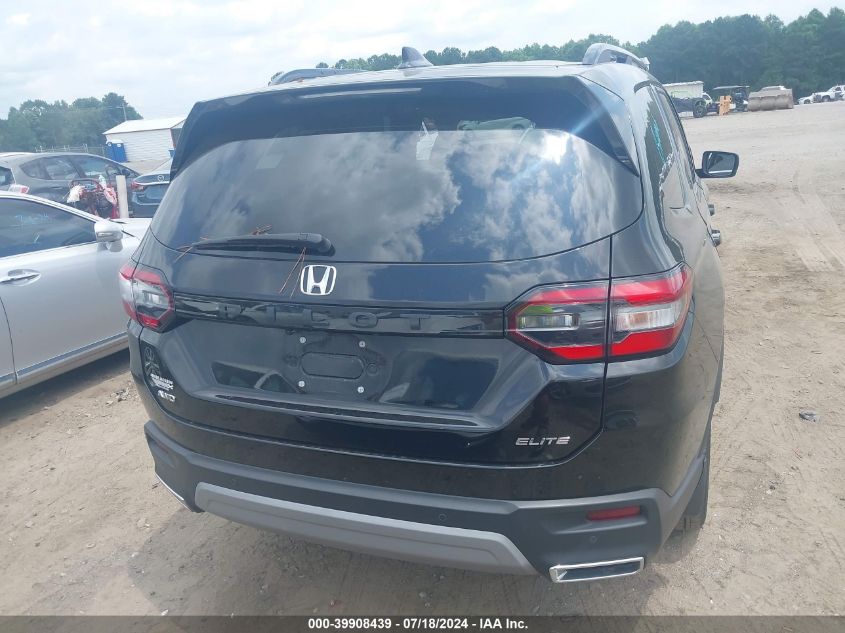 2023 Honda Pilot Awd Elite VIN: 5FNYG1H82PB049534 Lot: 39908439