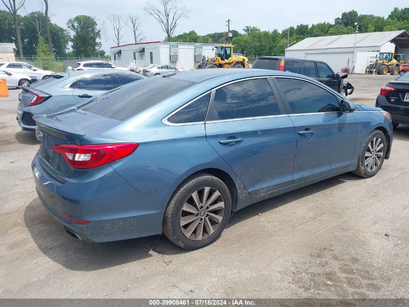 2015 Hyundai Sonata Se VIN: 5NPE24AF6FH166884 Lot: 39908461