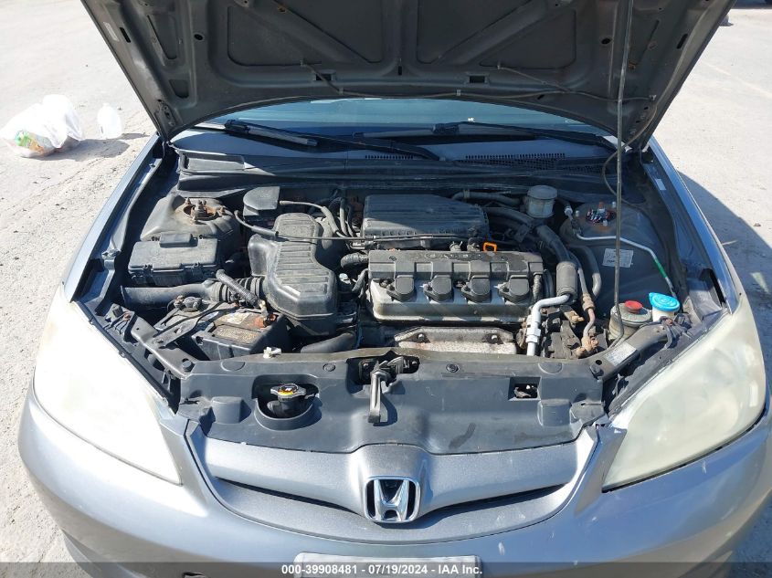 2HGES16515H593199 | 2005 HONDA CIVIC