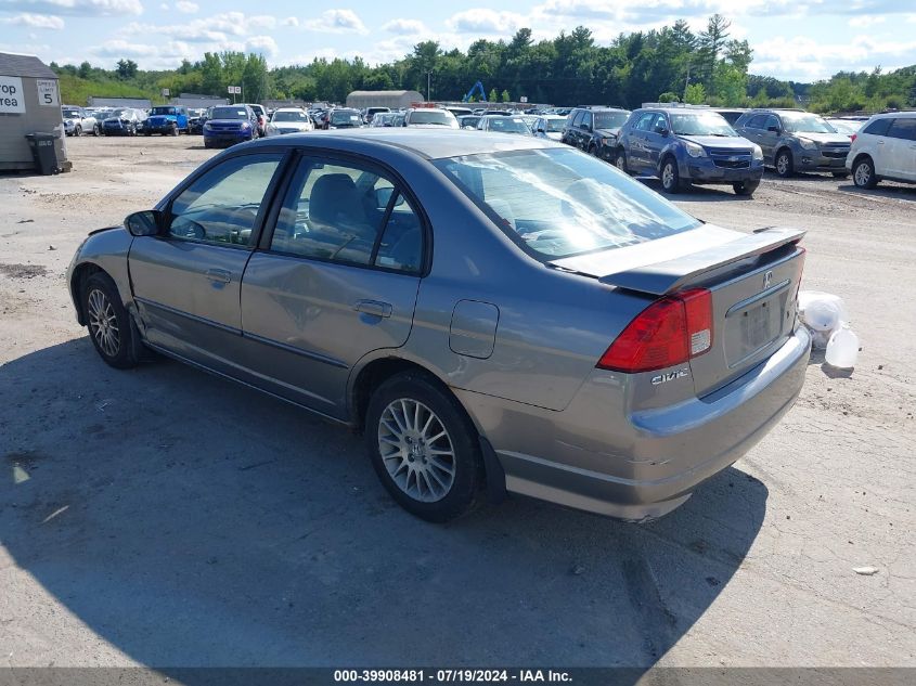 2HGES16515H593199 | 2005 HONDA CIVIC