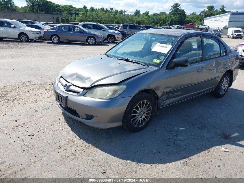 2HGES16515H593199 | 2005 HONDA CIVIC