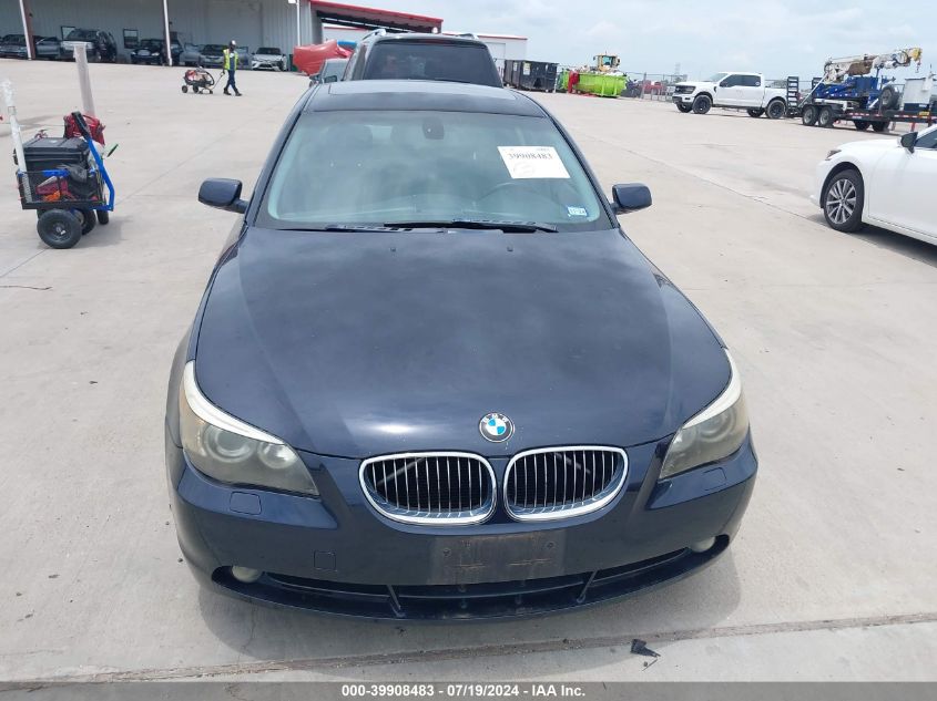 2006 BMW 530I VIN: WBANE73556CM38895 Lot: 39908483
