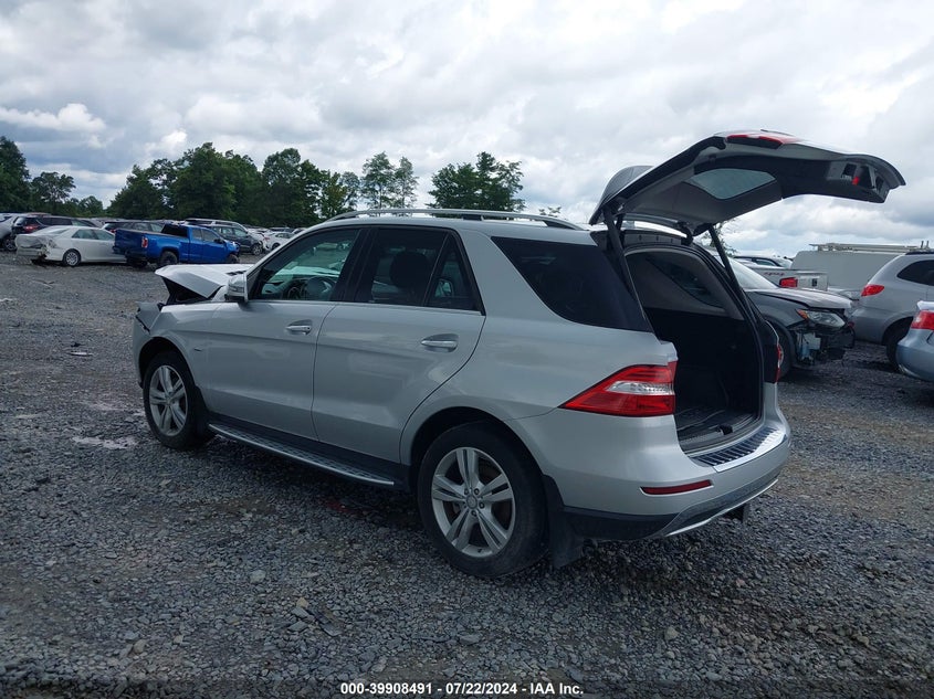 2012 Mercedes-Benz Ml 350 4Matic VIN: 4JGDA5HB1CA004358 Lot: 39908491