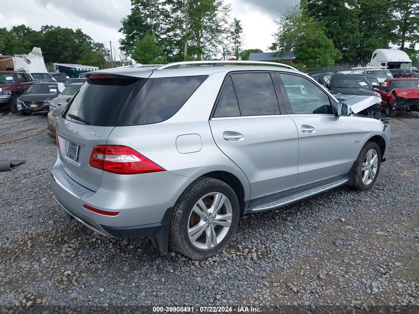 2012 Mercedes-Benz Ml 350 4Matic VIN: 4JGDA5HB1CA004358 Lot: 39908491