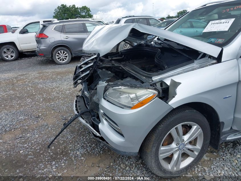 2012 Mercedes-Benz Ml 350 4Matic VIN: 4JGDA5HB1CA004358 Lot: 39908491