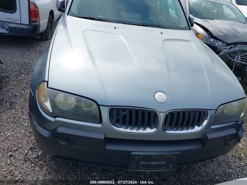 2005 BMW X3 2.5I VIN: WBXPA73465WC49531 Lot: 39908532