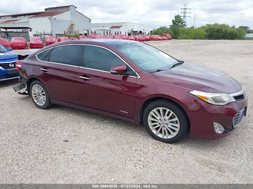 2014 Toyota Avalon Hybrid Hybrid/Prem/Tour/Ltd VIN: 4T1BD1EB1EU034876 Lot: 39908538