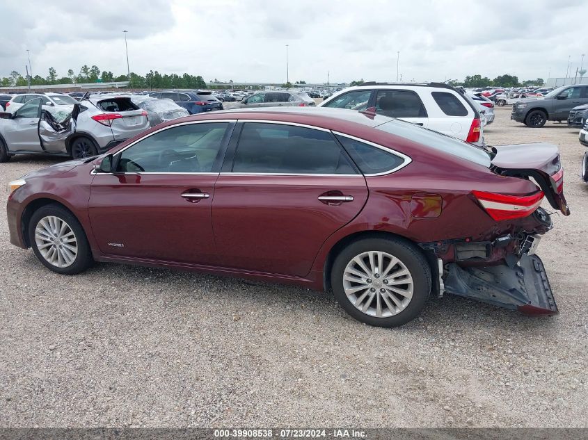 2014 Toyota Avalon Hybrid Hybrid/Prem/Tour/Ltd VIN: 4T1BD1EB1EU034876 Lot: 39908538