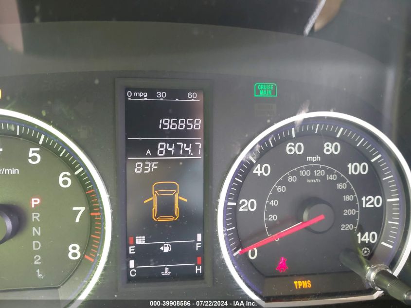 2007 Honda Cr-V Ex-L VIN: JHLRE487X7C047064 Lot: 39908586