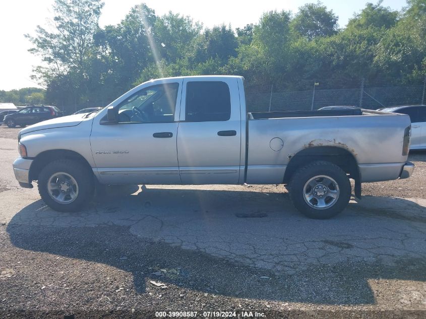 2002 Dodge Ram 1500 VIN: 3D7HU18N72G139754 Lot: 39908587