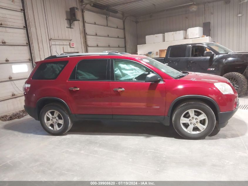 2012 GMC Acadia Sl VIN: 1GKKRNED2CJ389735 Lot: 39908620