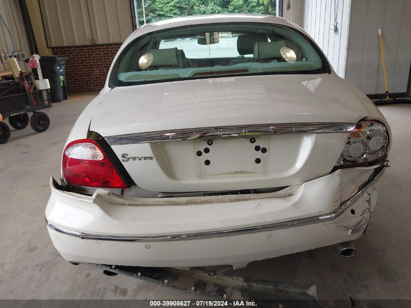 2008 Jaguar S-Type 3.0 V6 VIN: SAJWA01A08FN87387 Lot: 39908627