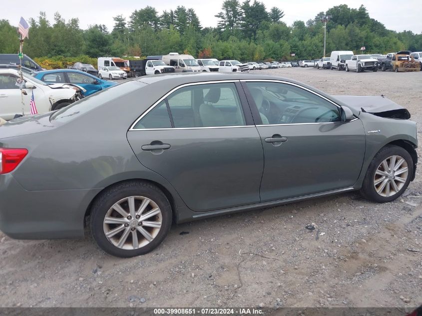 2013 Toyota Camry Hybrid Xle VIN: 4T1BD1FKXDU090411 Lot: 39908651