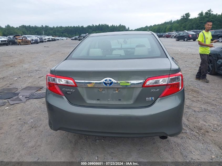 2013 Toyota Camry Hybrid Xle VIN: 4T1BD1FKXDU090411 Lot: 39908651