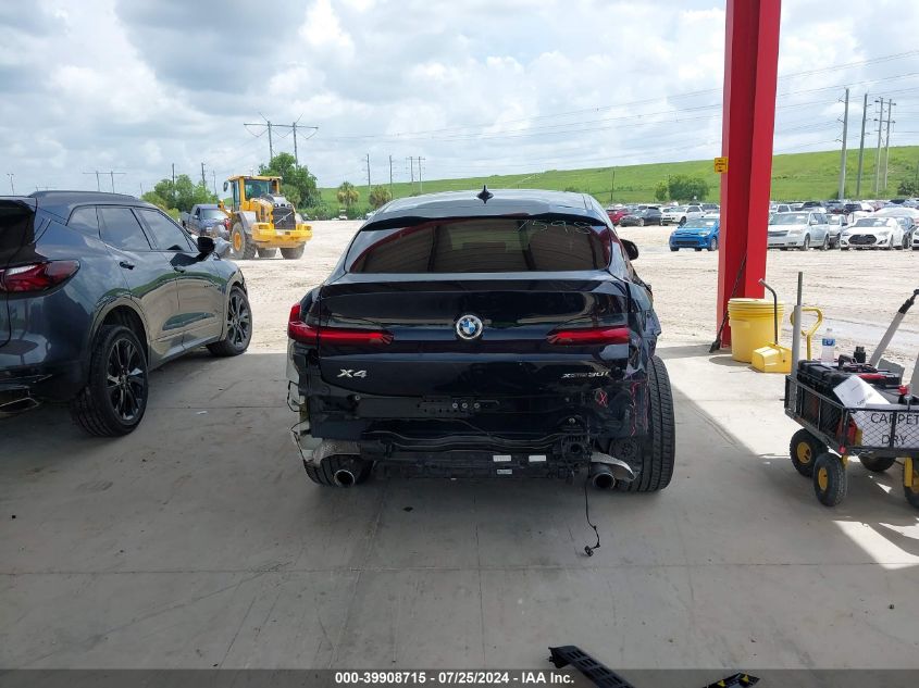 2021 BMW X4 xDrive30I VIN: 5UX2V1C05M9F11265 Lot: 39908715