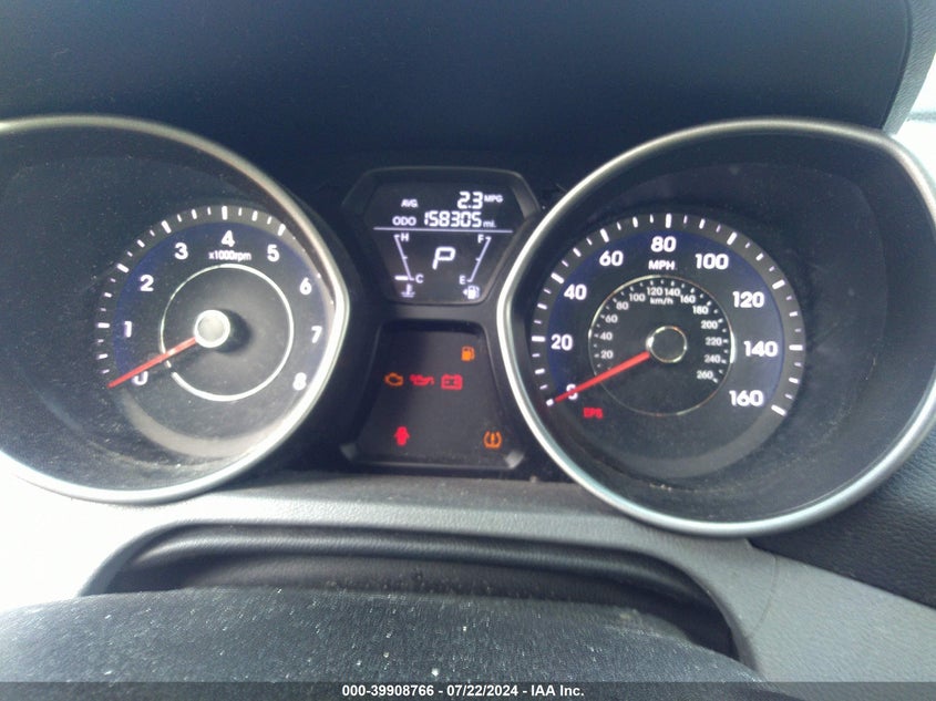 2013 Hyundai Elantra Gls VIN: 5NPDH4AE4DH348159 Lot: 39908766