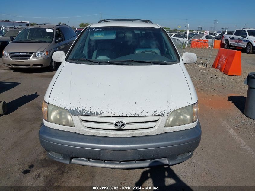 2001 Toyota Sienna Xle VIN: 4T3ZF13C61U389368 Lot: 39908782