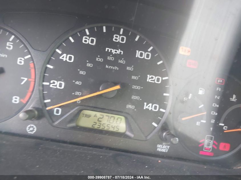 2000 Honda Accord 2.3 Se VIN: JHMCG5676YC037167 Lot: 39908787