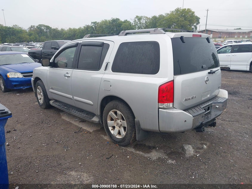 2007 Nissan Armada Le VIN: 5N1BA08A47N714113 Lot: 39908788