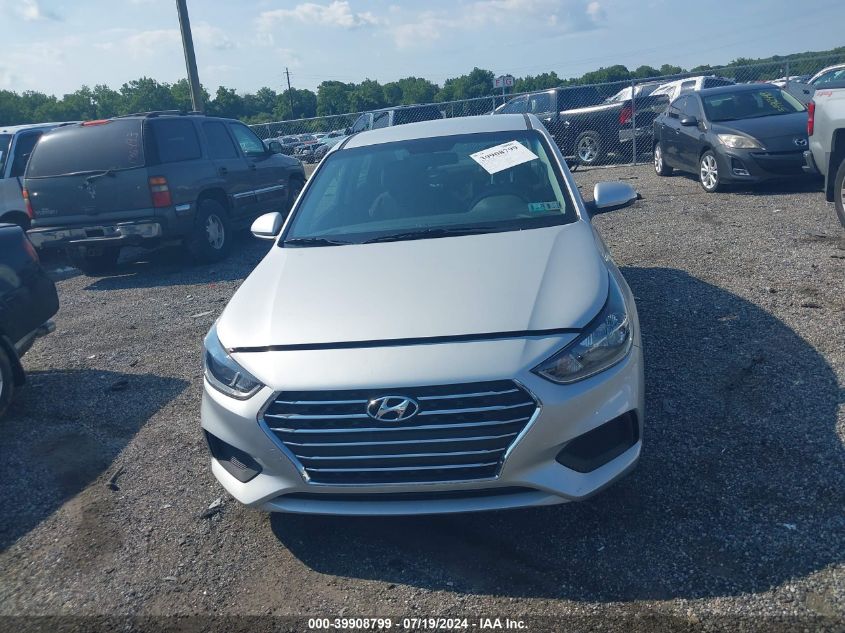 2022 Hyundai Accent Se VIN: 3KPC24A67NE181646 Lot: 39908799