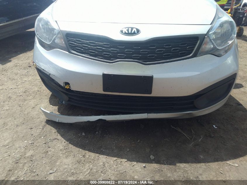 2014 Kia Rio Lx VIN: KNADM4A3XE6407086 Lot: 39908822