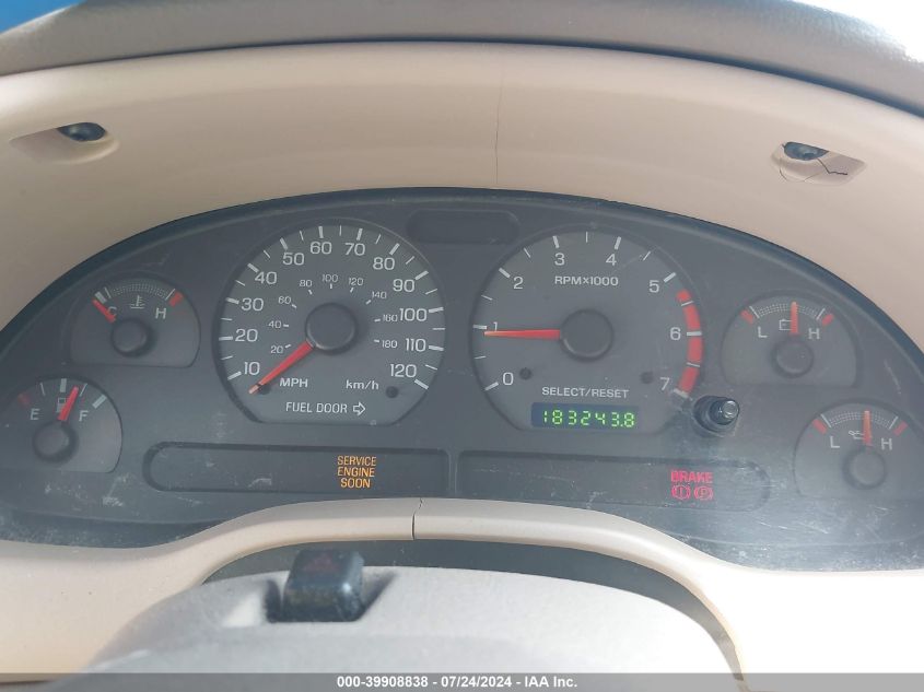 2002 Ford Mustang VIN: 1FAFP40472F172533 Lot: 39908838