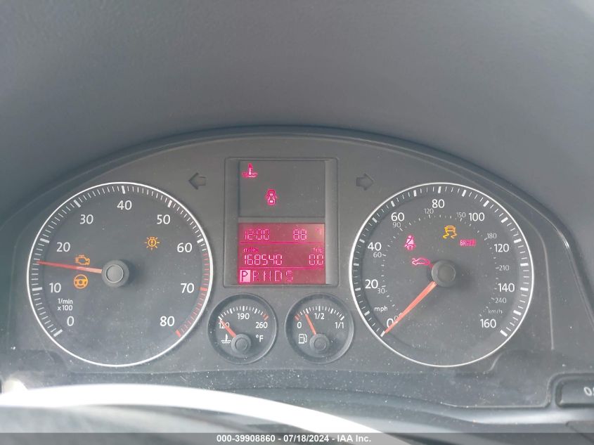 2009 Volkswagen Jetta S VIN: 3VWJM71K29M169896 Lot: 39908860