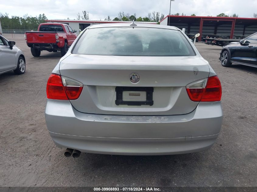 2006 BMW 325I VIN: WBAVB13576PS64469 Lot: 39908893